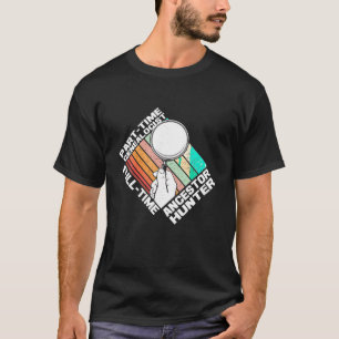Camiseta Parte do Tempo Genealogista do Cheio Ancestor do T