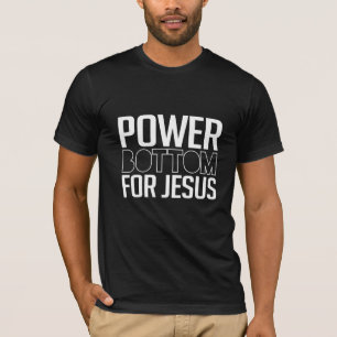 Camiseta Parte inferior do poder para Jesus