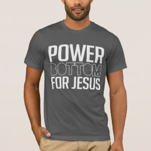 Camiseta Parte inferior do poder para Jesus
