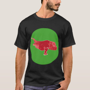 Camiseta Parte peixe parte rinoceronte e parte camaleão