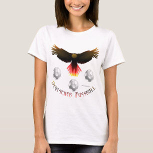 Camiseta Parte superior alemão da colheita das senhoras de