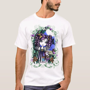 Camiseta Parte superior bonito do anjo da boneca de pano