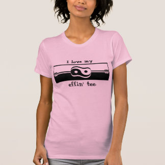 Camiseta Parte superior completa reversível - amor de I meu