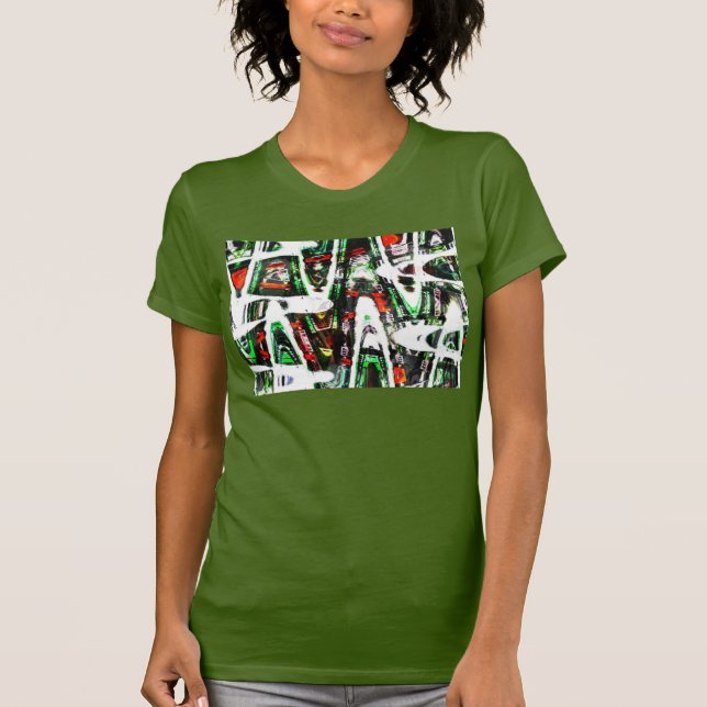 Camiseta Parte superior da arte dos barcos e mulheres dos (Frente)