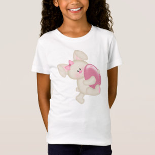 Camiseta Parte superior da páscoa das meninas (cabida)