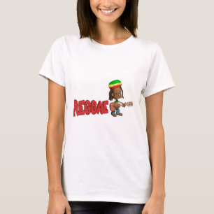 Camiseta Parte superior das senhoras da reggae