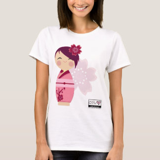 Camiseta Parte superior de Kokeshi Sakura