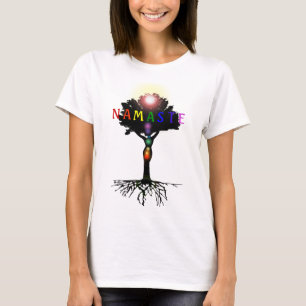 Camiseta Parte superior de Namaste Chakra