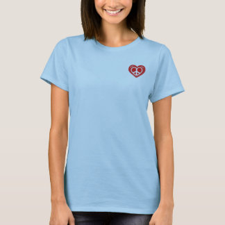 Camiseta Parte superior do amor N Happines 2-Ladies Sketti
