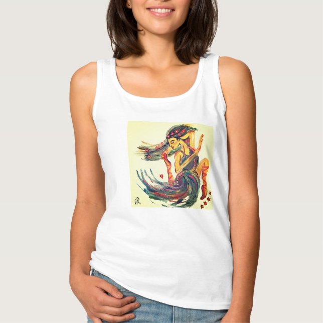 Camiseta Parte superior do balé (Frente)