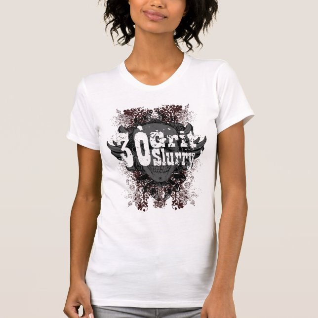 Camiseta parte superior do camisol da pasta do grão das (Frente)