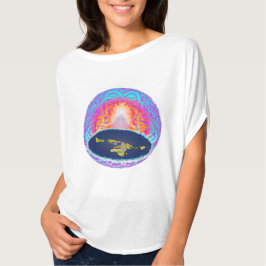 Camiseta Parte superior do círculo de Flowy de YHWH