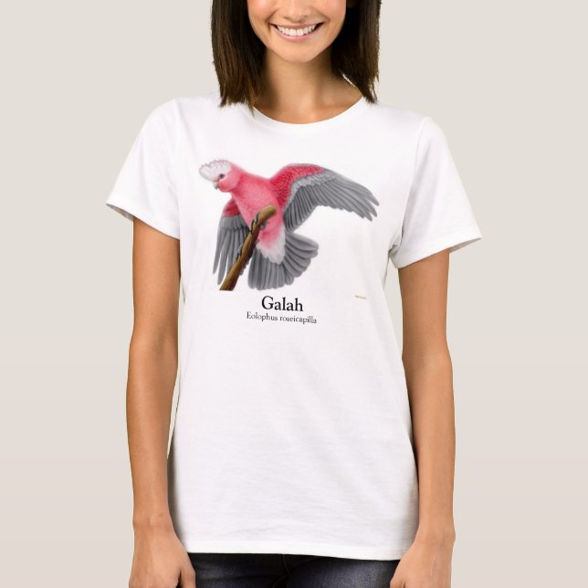 Camiseta Parte superior dos espaguetes do Cockatoo de Galah (Frente)
