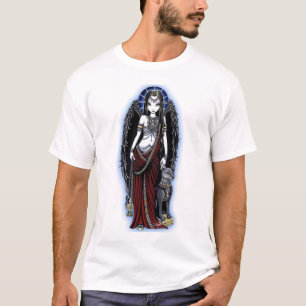 Camiseta Parte superior egípcia da arte de Bastet do anjo
