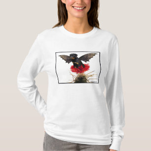 Camiseta Parte superior feericamente das senhoras do cão d