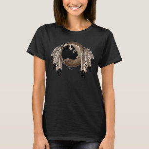 Camiseta Parte superior nativa da arte das primeiras