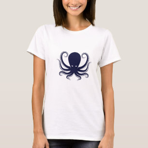 Camiseta Parte superior náutica do polvo das mulheres