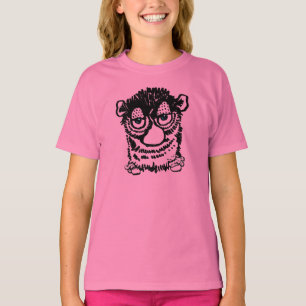 Camiseta Parte superior pequena do monstro