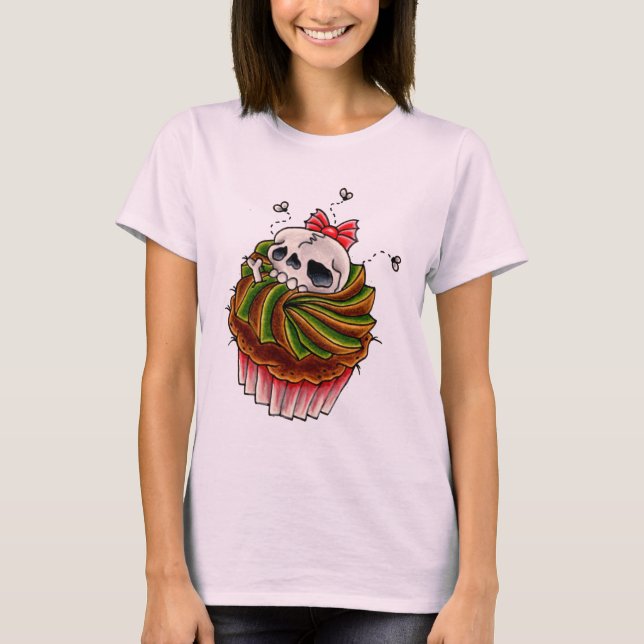 Camiseta Parte superior saboroso (Frente)