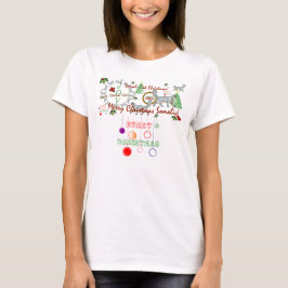 Camiseta Parte superior somaliana do círculo dos gatos do