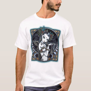 Camiseta Parte superior tribal gótico da arte do dançarin