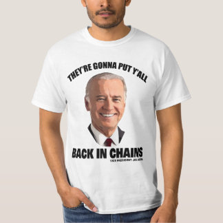 Camiseta Parte traseira de Joe Biden na observação das