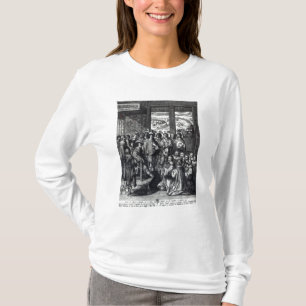 Camiseta Parte traseira de Louis XIII do cerco de La