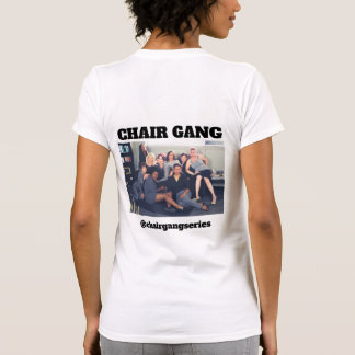 Camiseta Parte traseira do GRUPO da CADEIRA