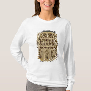 Camiseta Parte traseira do marfim de um espelho que