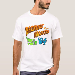 Camiseta Parte traseira do t-shirt da água