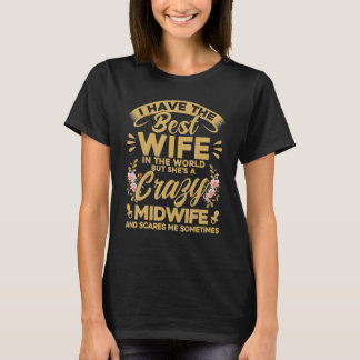 Camiseta Parteira Enfermeira Trabalhadora de Parto Minha Pa