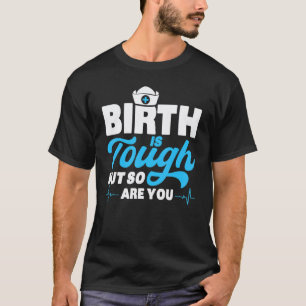 Camiseta Parteira Enfermeira Trabalhadora do Parto O Parto