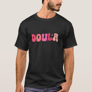 Camiseta Parteira Groovy Doula, futura enfermeira trabalhis
