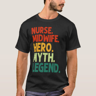 Camiseta Parteira Heroi Mito Lenda Antigo Parteira