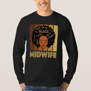 Camiseta Parteira Negra Forte Mulheres Afro Americanas_3