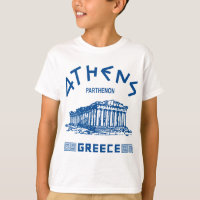Partenon - Atenas - grego (azul)