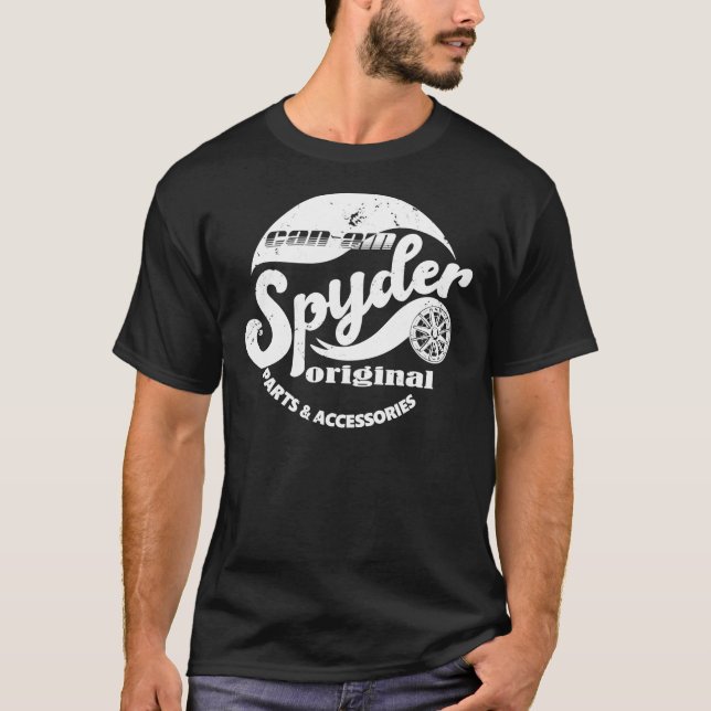 Camiseta Partes E Acessórios Originais Do Can-Am Spyder (Frente)