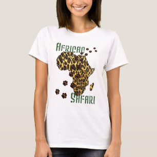 Camiseta Partes superiores africanas do verão do impressã
