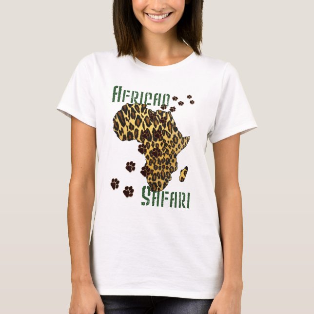 Camiseta Partes superiores africanas do verão do impressão (Frente)