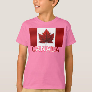 Camiseta Partes superiores da lembrança do miúdo de Canad