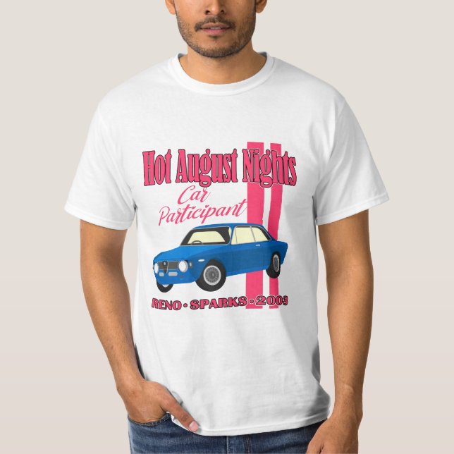 Camiseta Participante das Noites Quentes de agosto de 2003 (Frente)