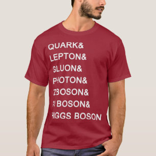 Camiseta Partículas Modelo Padrão Higgs Boson Physics