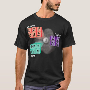 Camiseta Partículas Modelo Padrão Higgs Boson Physics Teach