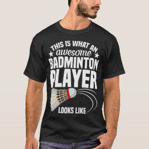 Camiseta Partida de Badminton de Peteca Jogada Incrível de