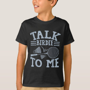 Camiseta Partida de Jogador de Badminton Divertida Brincade