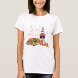 Camiseta Partida de Tigre - Animais com festa