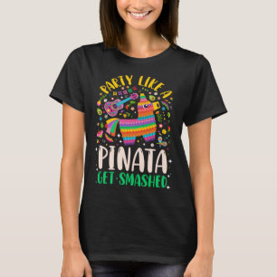 Camiseta Partido 5 de maio como Pinata é esmagada