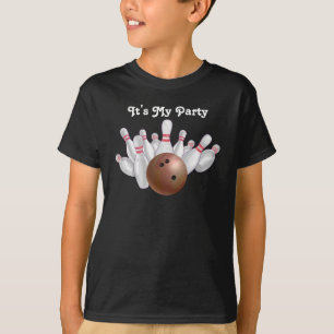 Camiseta Partido alaranjado da boliche