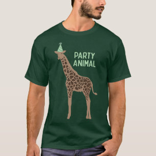 Camiseta Partido Animal Giraffe Dullish Giraffe