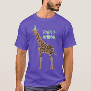 Camiseta Partido Animal Giraffe Giraffe Giraffe Giraffe